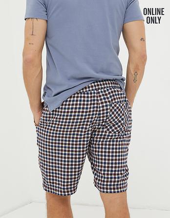 Keswick Check Lightweight Pyjama Shorts